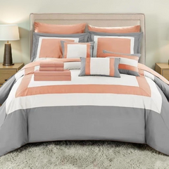 Chic Home Duke Queen Comforter Set 10-Piece Set
