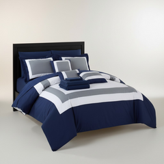 Chic Home Duke Queen Comforter Set 10-Piece Set