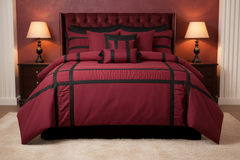 Marma 7 Piece King Comforter set.